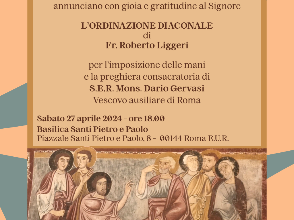 Ordinazione Diaconale Fra Roberto Liggeri